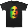 Bob Marley Zion Rootswear Men'S Bob Marley Face T-Shirt, Black, Large [T-Shirt] by Rock Band Apparel