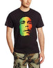 Bob Marley Zion Rootswear Men'S Bob Marley Face T-Shirt, Black, Medium [T-Shirt] by Rock Band Apparel