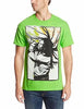 Bob Marley Zion Rootswear Men'S Bob Marley Flying Dreads (Lime) T-Shirt, Green, Medium [T-Shirt] by Rock Band Apparel