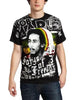 Bob Marley Zion Rootswear Men'S Bob Marley Short Sleeve Freedom T-Shirt,Black, Medium [T-Shirt] by Rock Band Apparel