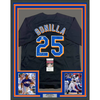 Framed Autographed/Signed Bobby Bonilla 35x39 New York Black Baseball Jersey JSA COA by Hall of Fame Sports Memorabilia