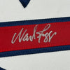 Framed Autographed/Signed Wade Boggs 35x39 Boston White Baseball Jersey JSA COA