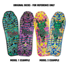 Jeff Phillips TIE DYE DEMON Limited Edition, HAND-PAINTED Deck (1 of 20) (PRE-ORDER, APRIL 2027) by Brand-X Skateboards