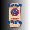 Lonnie Toft OUTRAGEOUS 8-WEELER Limited Edition, Hand-Painted Deck (PRE-ORDER, JANUARY 2027) by Brand-X Skateboards