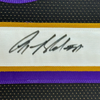 Framed Autographed/Signed Anquan Boldin 35x39 Baltimore Black Football Jersey Beckett BAS COA by Hall of Fame Sports Memorabilia