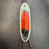 Sonoran Sunset Bolo Tie | Sterling Silver & Chrysocolla-Cuprite Stone | Handmade in Durango by mend metalworks