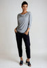 Bon Voyage Travel Tee - Heather Grey by Buki