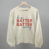 Hey Batter Batter Swing (Red + Navy) by Ivy + Cloth