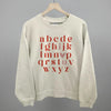 I Heart U Alphabet by Ivy + Cloth