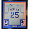 Framed Autographed/Signed Bobby Bonilla 35x39 New York Grey Baseball Jersey JSA COA by Hall of Fame Sports Memorabilia