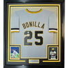 Framed Autographed/Signed Bobby Bonilla 35x39 Pittsburgh Grey Baseball Jersey JSA COA by Hall of Fame Sports Memorabilia