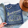 Booktrovert Comfort Colors Shirt - Book Lover Tee by Adorb Custom Tees