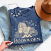 Bookworm Comfort Colors Shirt - Book Lover Tee by Adorb Custom Tees