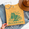 Bookworm Comfort Colors Shirt - Book Lover Tee by Adorb Custom Tees