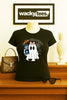 Booorrraacha Lady Drunk Ghost Drink Halloween Boracha Graphic Tee Shirt by MyWackyTees