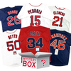 Autographed/Signed Boston Baseball Jersey Mystery Box with PSA JSA or Beckett COA by Hall of Fame Sports Memorabilia