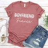 Boyfriend & Girlfriend Couples Tee by Adorb Custom Tees