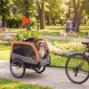 Dog Bike Trailer, Pet Cart Bicycle Carrier with 20" Air Tires, Quick-Release Wheels, Reflectors, Flag by Furr Baby Gifts