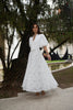 BROMELIA DRESS IN WHITE EYELET by No Pise La Grama Web