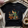 Broom Down, Needles Up T-shirt by YarnMerch