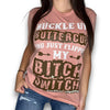 Buckle Up Buttercup Throwback Tee by Luckless Outfitters