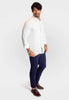 Buki Cinqo 'Single Shot' Long Sleeve Shirt - White by Buki