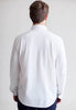 Classic White Long Sleeve Button Down Tech Shirt by Buki