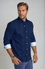 Moody Blues Plaid Long Sleeve Tech Shirt by Buki