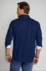 Moody Blues Plaid Long Sleeve Tech Shirt by Buki