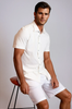 Buki Cinqo Single Shot Short Sleeve Tech Shirt — White by Buki