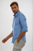 Swiss Check Long Sleeve Tech Shirt - Blue by Buki
