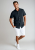 Buki Cinqo Single Shot Short Sleeve Shirt - Black by Buki