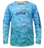 Youth Fish Fractal UV Fishing Shirt (8-20) by Hook & Tackle