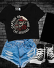 Struggle bus Cropped Tee by Madness & Mayhem LLC