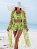 Multi-Color Print Bikini Three-Piece Set – Padded Swimwear for Women by FitiqueFit