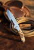 Handmade Loveless Style Bowie Knife Mirror-Polished Full Tang Collector Blade by JW SteelCrafts