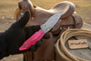 Pink Pakka Wood Damascus Folding Knife 7” – Handmade Persian EDC Pocket Knife by JW SteelCrafts