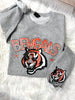 Faux Bling Football With Name | Hoodie