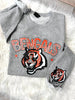 Faux Bling Football With Name | Sweatshirt by The Neeley Design Co Wholesale