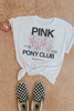 Pink Pony Club Graphic Tee - Retro Carousel Cotton Unisex | Everyday Customs Co by Everyday Customs Co.