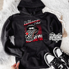 Not anti social hoodie (finished product) by Madness & Mayhem LLC