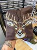 Faux Rhinestone Buck Hoodie by Luckless Outfitters