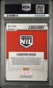 Graded 2024 Panini Instant NIL Cam Ward #CWA Rookie RC Football Card PSA 9 Mint