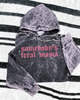 Somebody’s feral mama mineral wash Hoodie by Madness & Mayhem LLC