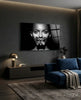 Butterfly Woman Glass Wall Art