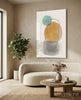 Abstract Shapes Glass Wall Art by Insigneart USA
