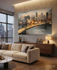 City Glass Wall Art by Insigneart USA