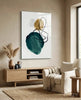 Abstract Shapes Glass Wall Art by Insigneart USA