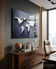 World Map Glass Wall Art by Insigneart USA