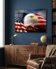 American Eagle Glass Wall Art by Insigneart USA